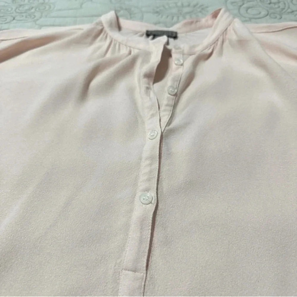J. Crew Point Sur Pink Drapey Popover Top Size L - Picture 4 of 7